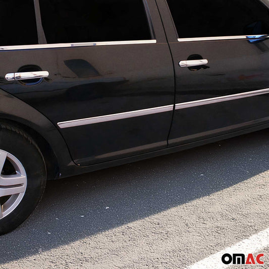 Benzi decorative pentru geamuri pentru VW Golf 2003-2008, oțel inoxidabil cromat, 4 bucăți
