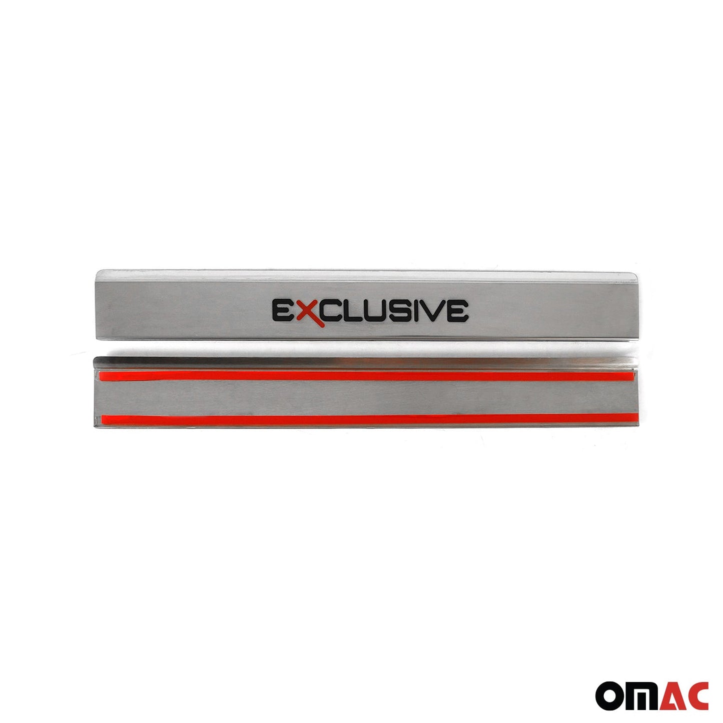 Ornamente prag exclusive pentru Skoda Scala 2019-2025, oțel inoxidabil, 2x