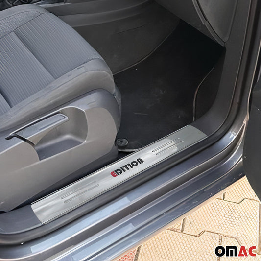 Ornamente prag uși pentru VW Touran 2003-2015, oțel inoxidabil, 2x