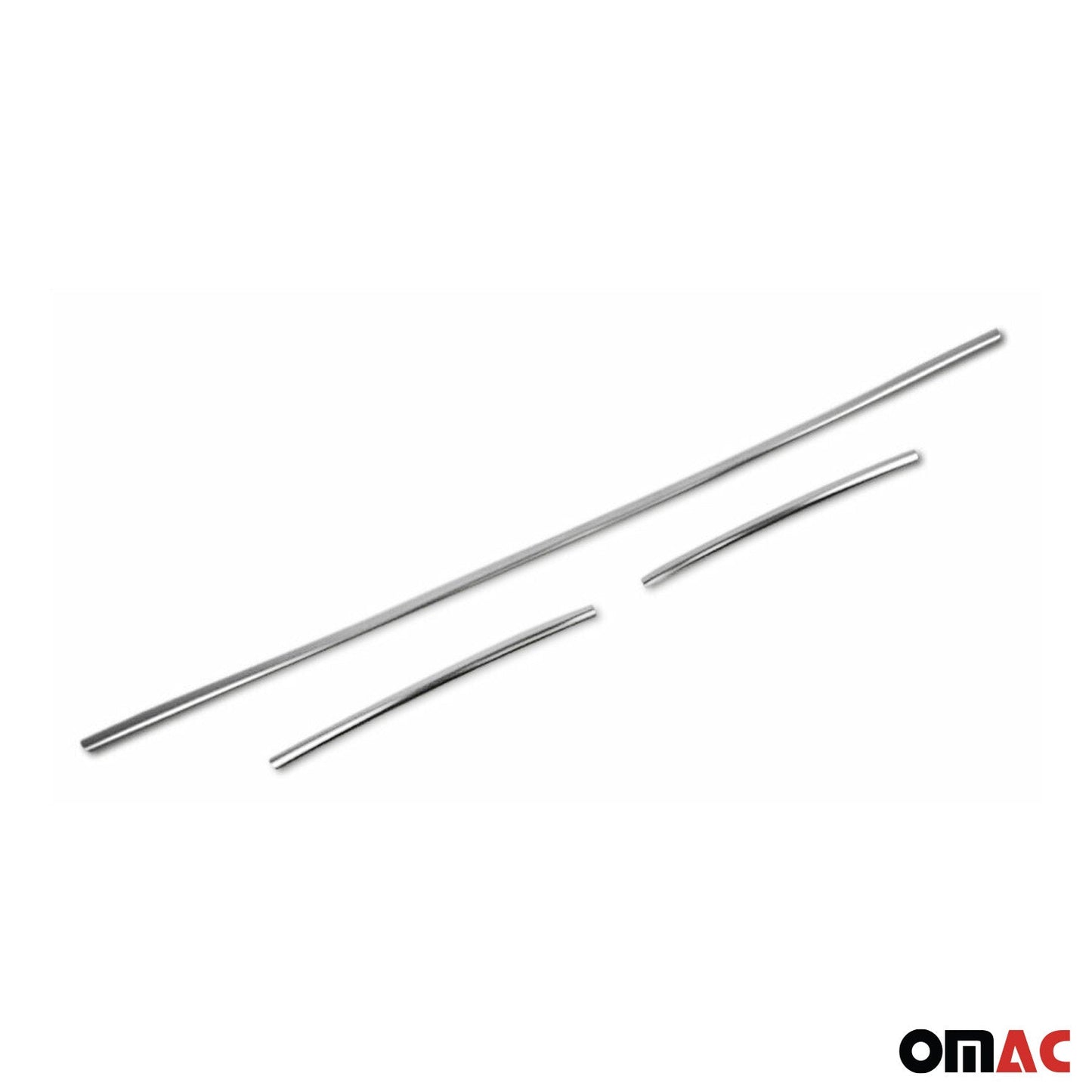 Benzi decorative grilă radiator pentru MAN TGE 2017-2021, oțel inoxidabil, argintiu, set 3 piese