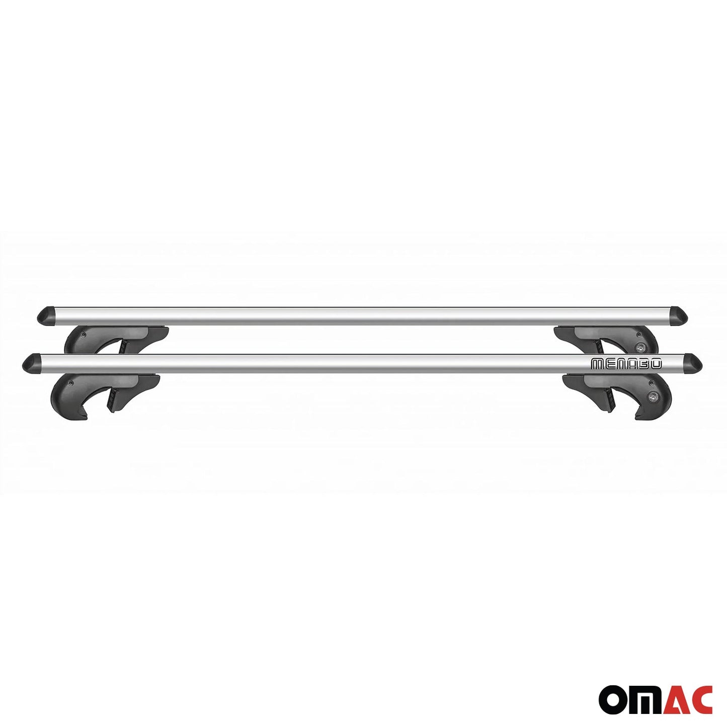 Menabo Dachträger Grundtäger für Mazda MPV 1997-1998 90kg Aluminium Silber 2 tlg