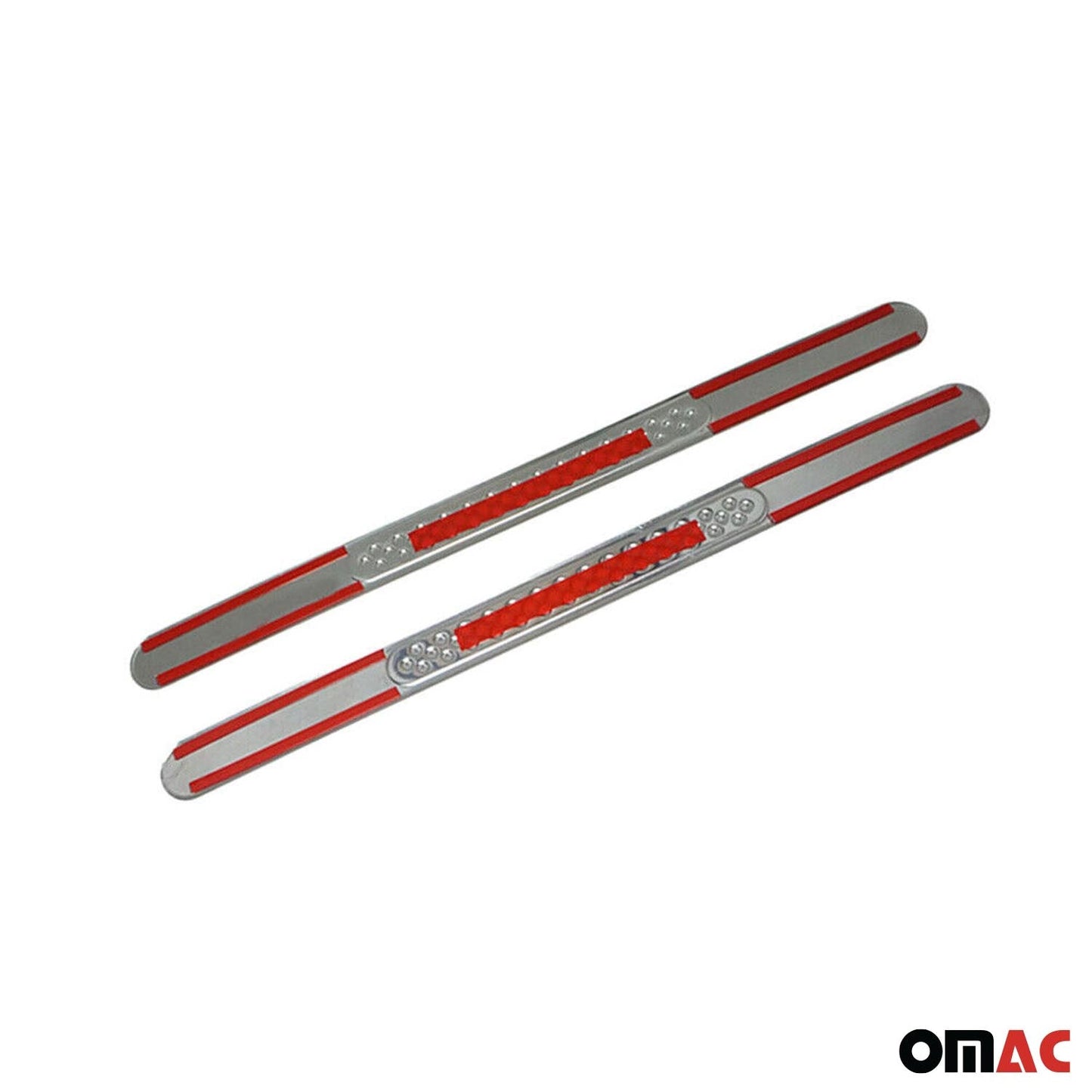 Ornamente prag uși pentru Honda Civic IX 2011-2015, oțel inoxidabil, argintiu, set 2 piese