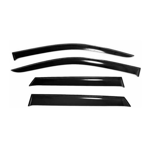 4x Windabweiser Regenabweiser für Hyundai Sonata 2005-2010 Acryl Dunkel