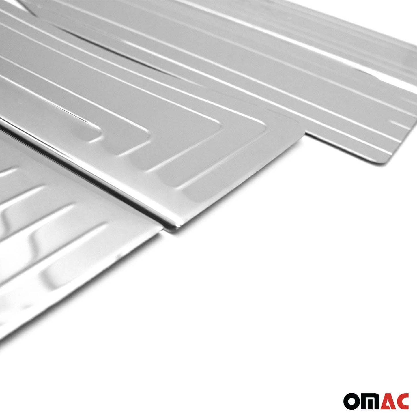 Protecții prag ușă pentru VW Transporter T5 2003-2015 cabină dublă, cromate, 4x