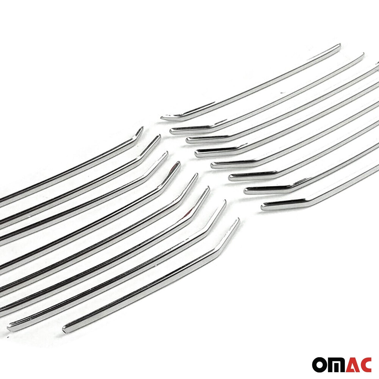 Kühlergrill Leisten Grillleisten für Skoda Superb 2015-2019 Edelstahl Silber 16x