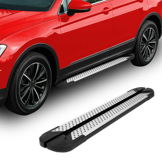 Alu Seitenbretter Trittbretter Schweller für Fiat Scudo 2007-2016 Kurzer Schwarz