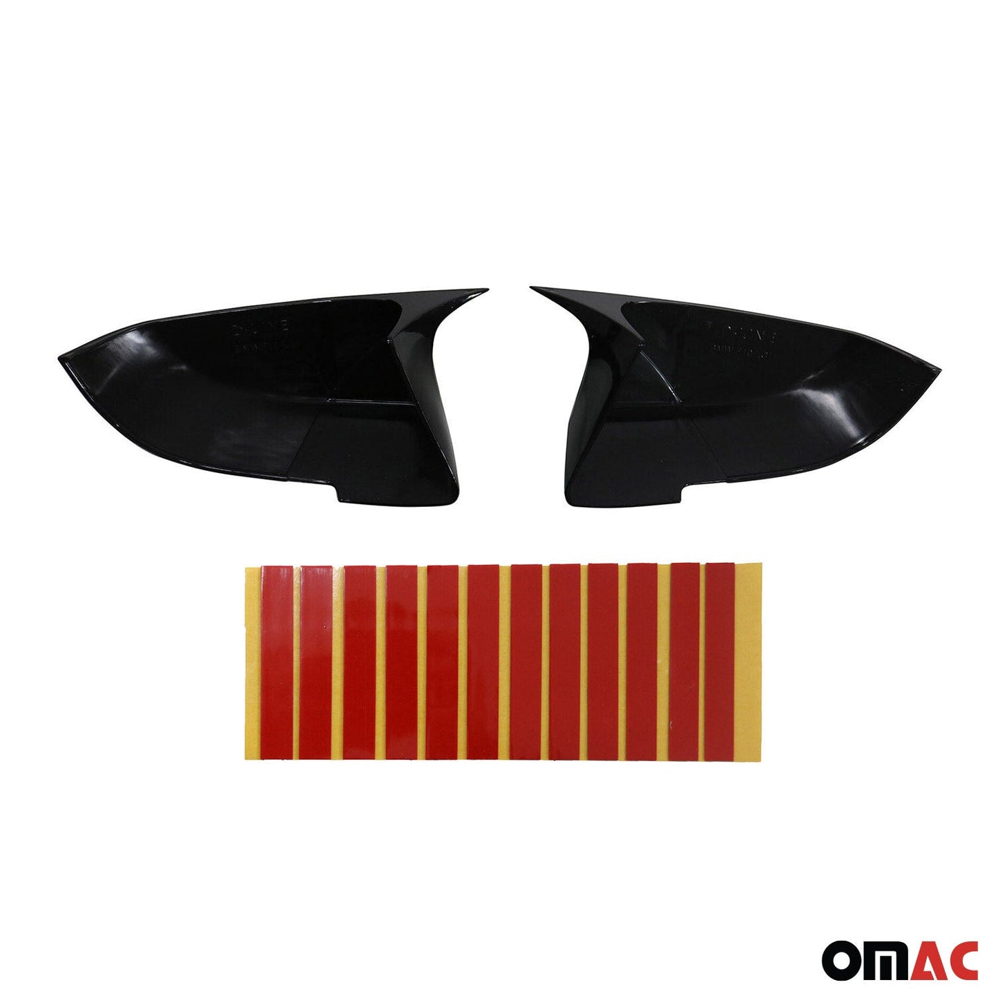 Spiegelkappen Spiegelabdeckung für BMW 5er F10 F11 F18 2014-2018 ABS Schwarz 2x