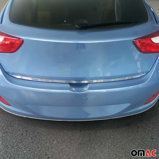 Bandă decorativă portbagaj, bandă decorativă spate pentru Hyundai i30 hatchback 2011-2015, oțel inoxidabil
