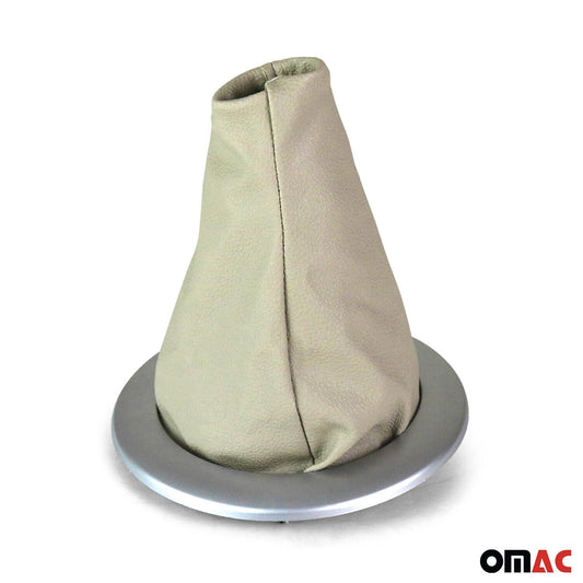 Schaltsack Schaltmanschette für Renault Megane 2004-2010 Kunstleder Beige