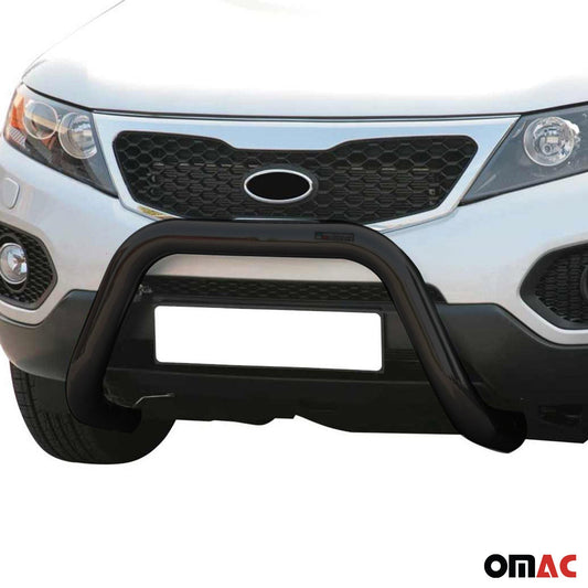 Bară de protecție/buton față pentru Kia Sorento 2009-2012 ø76mm oțel negru protecție