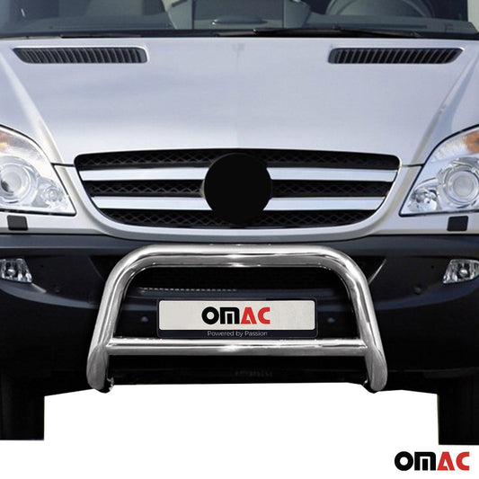 Bară de protecție față pentru Mercedes Sprinter 2006-2014 cu ABE (omologare de tip germană) Oțel Argintiu