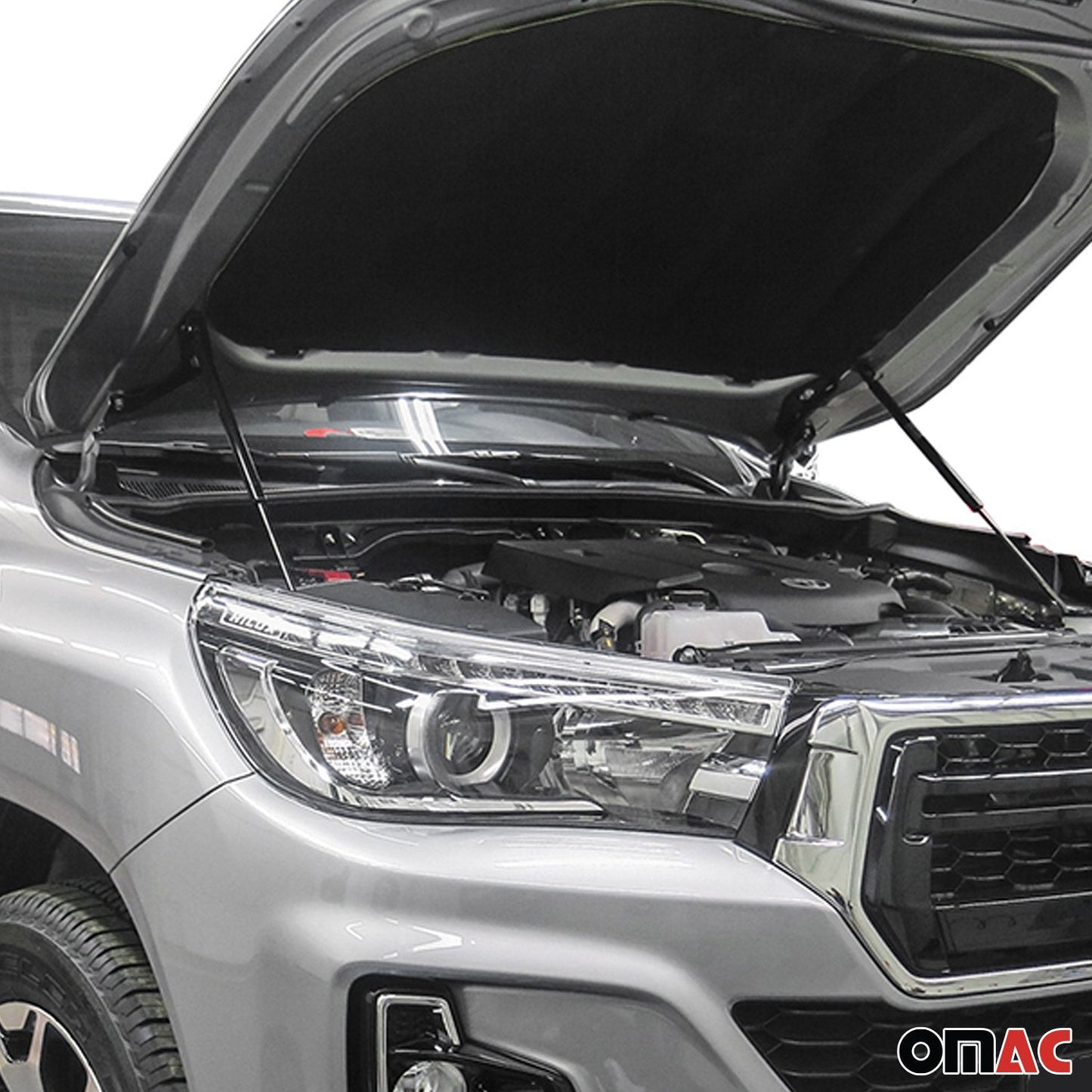 2x Amortizoare capotă arcuri pe gaz pentru Toyota Fortuner 2015-2024 oțel