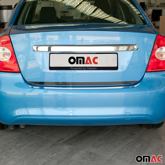 Heckleiste Zierleiste für Ford Focus III Limo 2010-2015 Dark Edelstahl Chrom