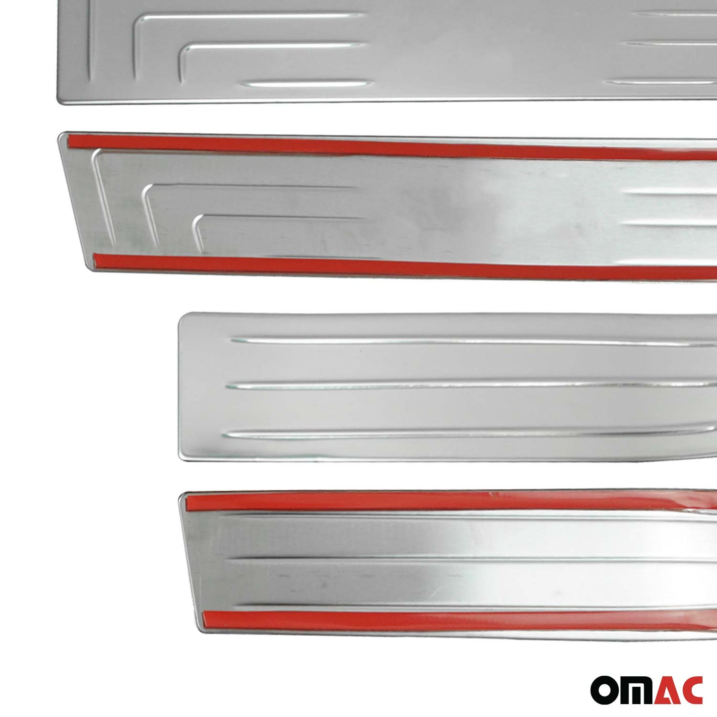 Ornamente prag ușă pentru Hyundai ix35 2010-2024, oțel inoxidabil, argintiu, 4 bucăți