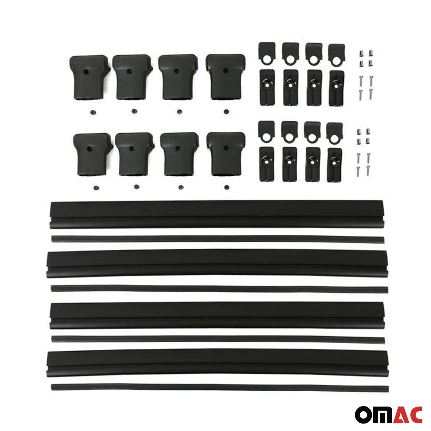 Portbagaj de plafon pentru Nissan Primastar 2001-2014, aluminiu, negru, 4x