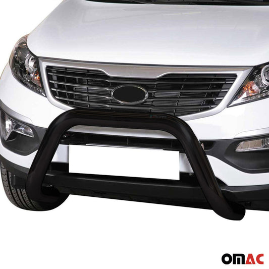Bară de protecție/buton față pentru Kia Sportage 2010-2015, ø76mm, oțel, negru