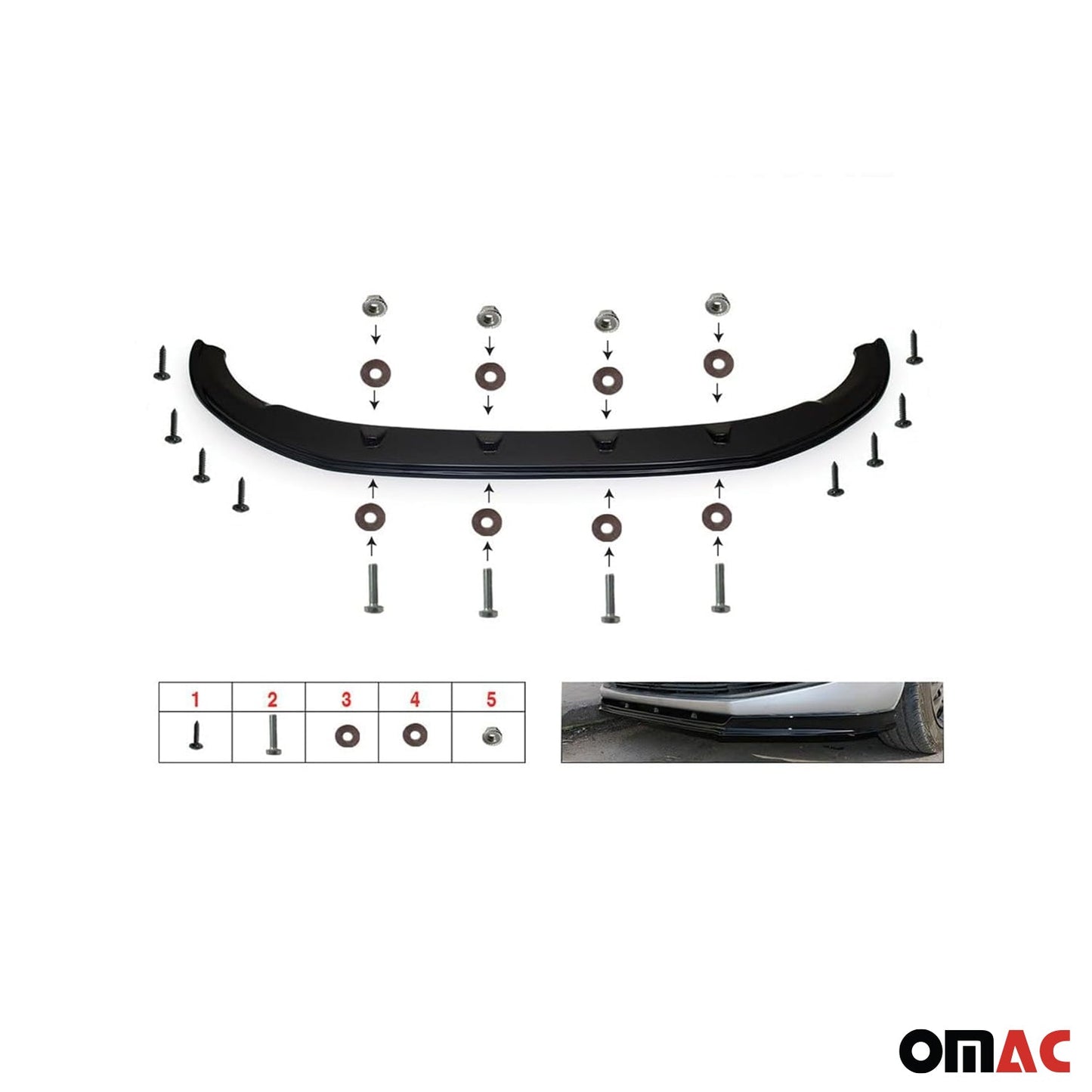 Frontspoiler Lippe Stoßstange Splitter für Nissan Qashqai J11 2014-2017 ABS 1tlg