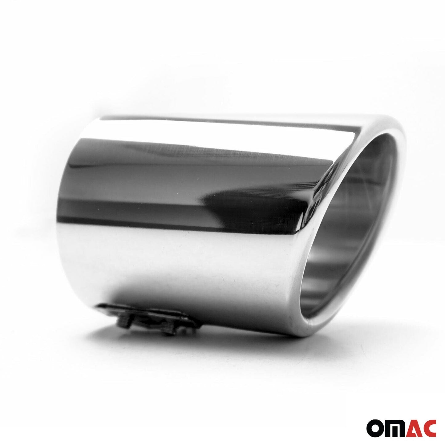 Ornament țeavă de eșapament pentru Audi A3 2003-2013 oțel inoxidabil cromat 1 buc.