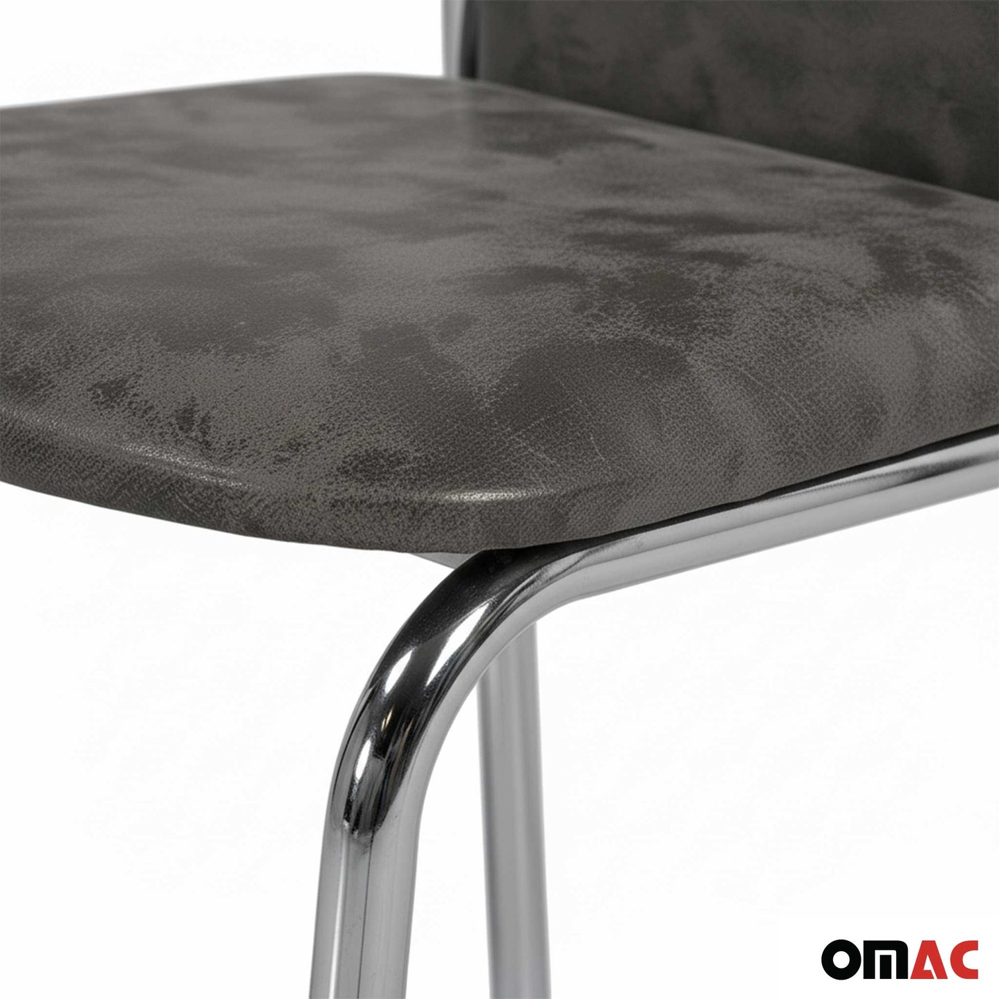 Esszimmerstühle Küchenstuhl Sarp Grau 4x Stühl Kunstleder