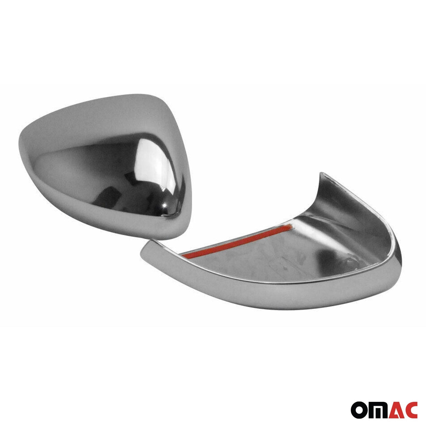 Spiegelkappen Spiegelabdeckung für Fiat Tipo 2015-2025 Chrom ABS Silber 2tlg