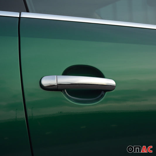 Türgriff Blende Türgriffkappen für VW Golf 2003-2008 4-Tür Edelstahl Silber 8x