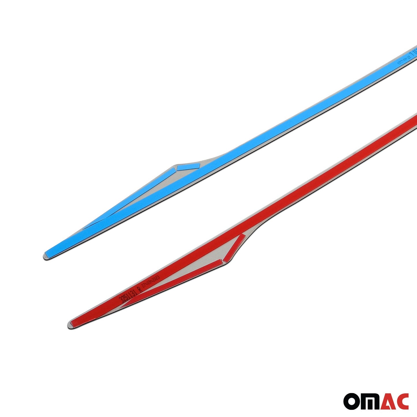 Benzi laterale de protecție pentru uși Hyundai i20 III 2020-2025, oțel inoxidabil, 4 buc.