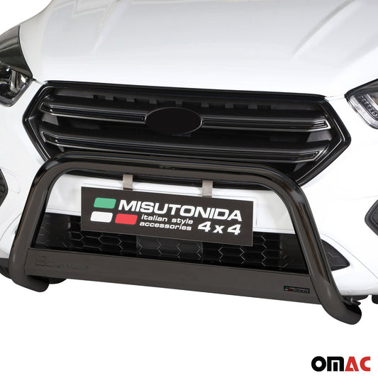 Bară de protecție/buton față pentru Ford Kuga 2017-2019, ø63mm, oțel, negru, protecție