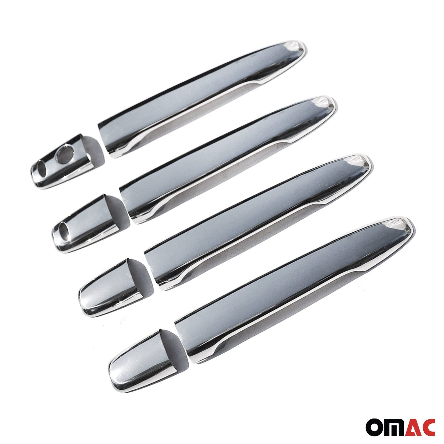 Türgriff Blende Türgriffkappen für Mitsubishi Lancer 2007-2017 4Tür Edelstahl 8x