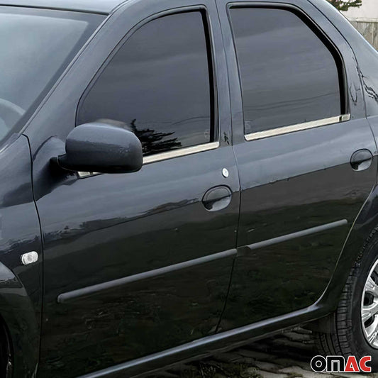 Fensterleisten Zierleisten für Dacia Logan MCV Kombi 2006-2012 Edelstahl 4tlg