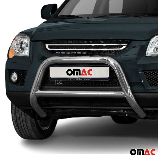 Frontbügel Schutz Frontschutzbügel für Kia Sportage 2008-2010 Stahl ABE Silber