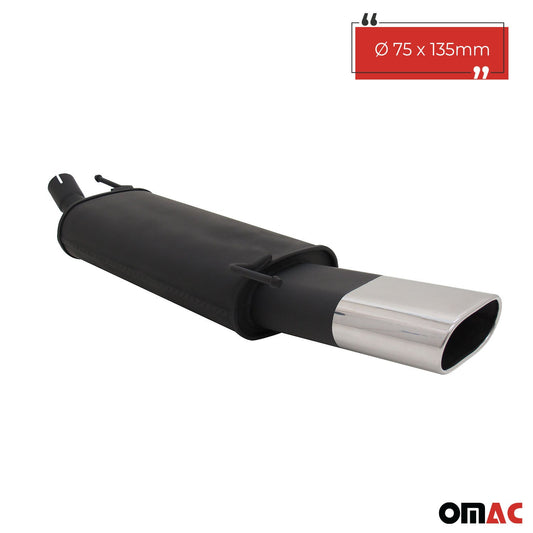 Wydech sportowy Novus do VW Golf 3 / Golf 4 Cabriolet 135x75mm tłumik tylny