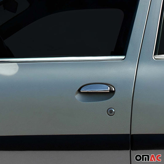 Capace/capace mânere ușă pentru Renault Megane 1995-2003 cu 2 uși, oțel inoxidabil (2x)