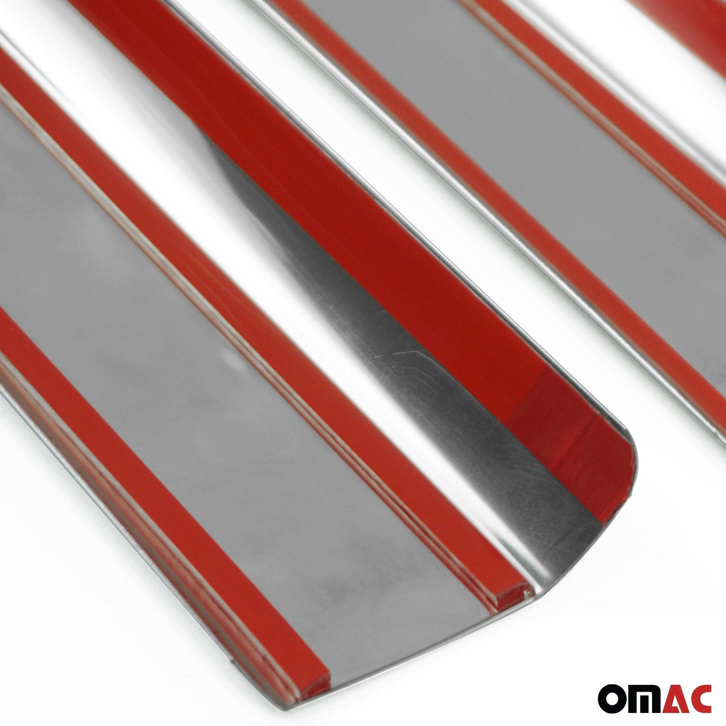 Ornamente prag uși pentru VW Tiguan 2007-2016, oțel inoxidabil, argintiu, set 2 piese