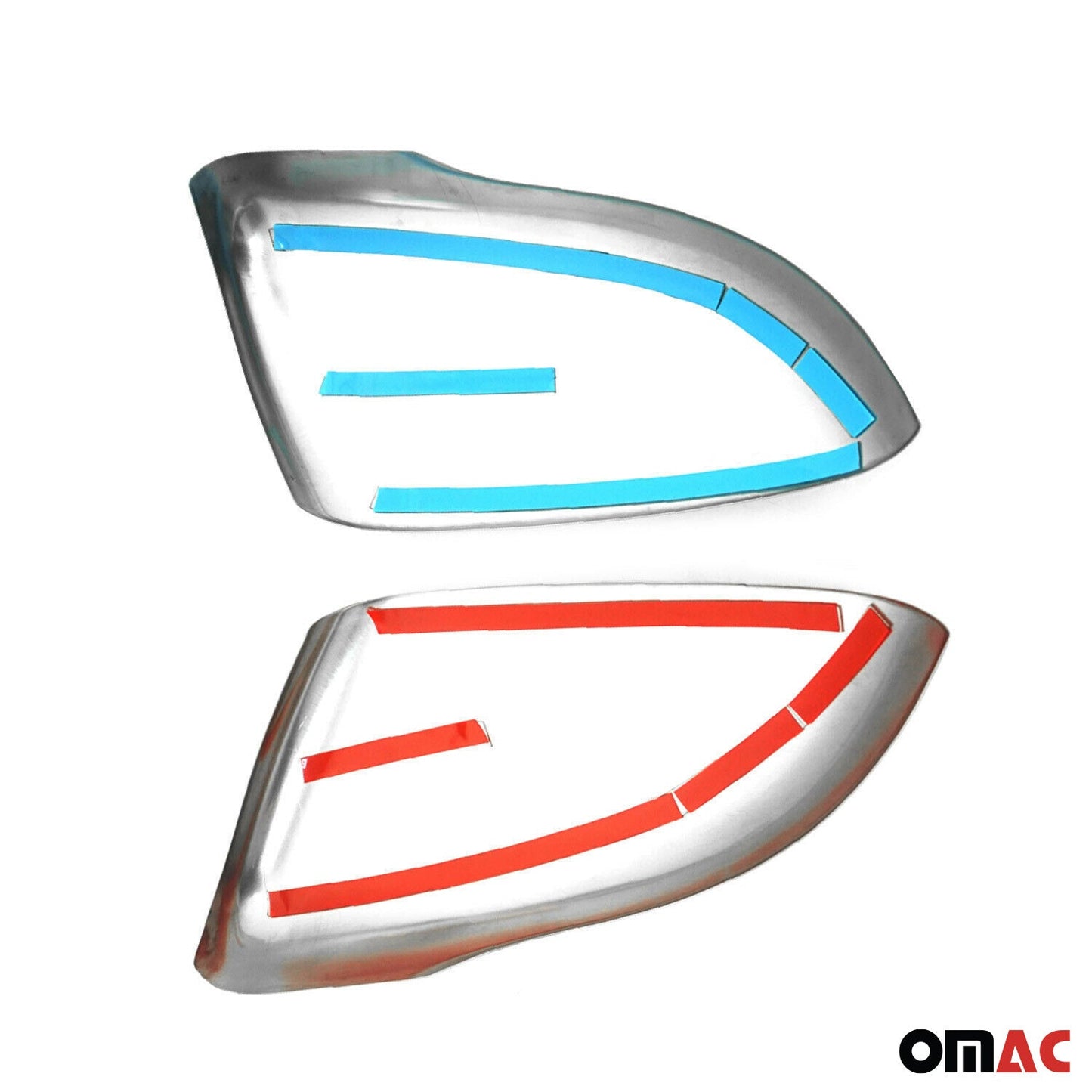 Spiegelkappen Spiegelabdeckung für VW Golf 2008-2014 Edelstahl Silber 2tlg