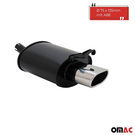 Evacuare sport Novus pentru Mercedes SLK R170 Tobă spate 135x75mm cu ABE