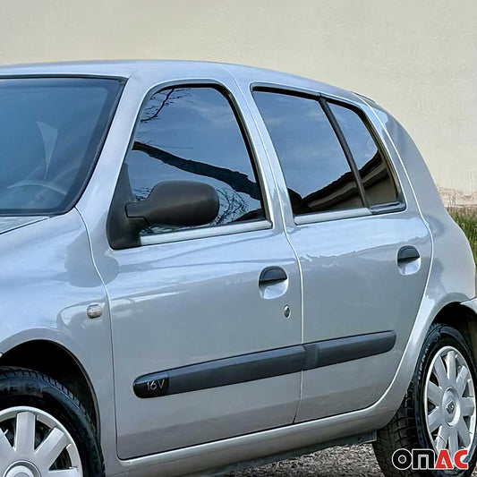 Fensterleisten Zierleisten für Renault Clio 1998-2005 Edelstahl Chrom 4tlg