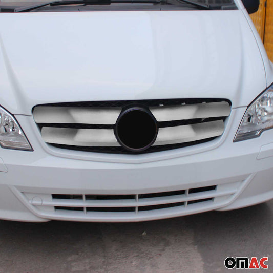 Grilă radiator Mercedes Vito W639 2010-2014 crom periat 4x