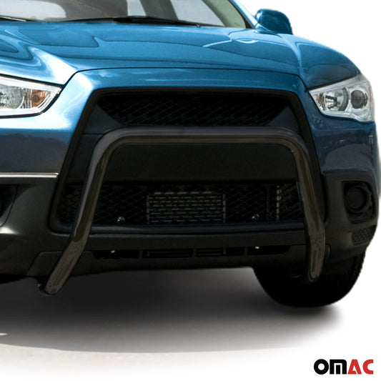 Bară de protecție/buton față pentru Mitsubishi ASX 2010-2013 cu ABE (omologare de tip germană) Negru oțel