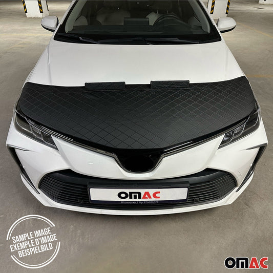 Protecție capotă anti-ciobituri pentru Citroen Jumper 2 Facelift 2002-2006, jumătate neagră