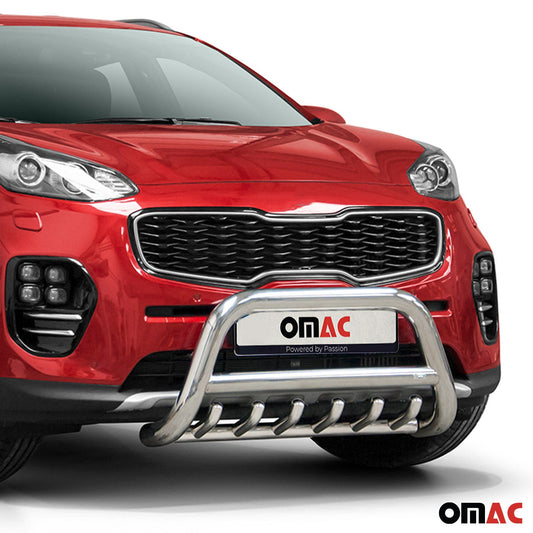 Bară de protecție față pentru Kia Sportage 2015-2021 cu omologare ABE (omologare de tip germană) - argintiu