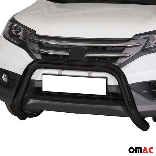 Frontbügel Frontschutzbügel für Honda CR-V 2012-2015 ø76mm Stahl Schwarz Schutz