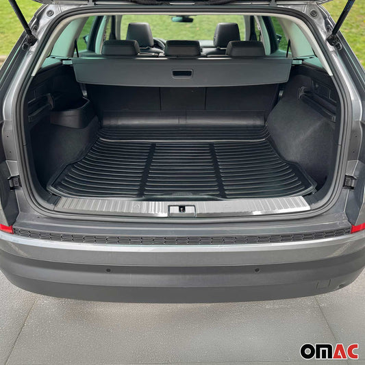 Protecție prag bară de protecție interioară pentru Skoda Kodiaq 2017-2025, crom periat