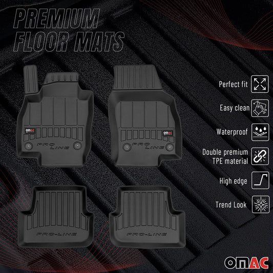 2017-2025 Seat Arona Fußmatten TPE Schwarz 4 tlg