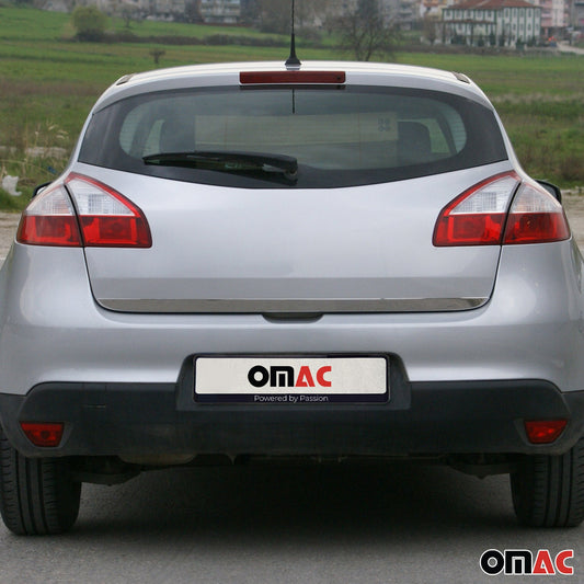Kofferraumleiste Heckleiste für Renault Megane 2008-2016 Untere Chrom Edelstahl