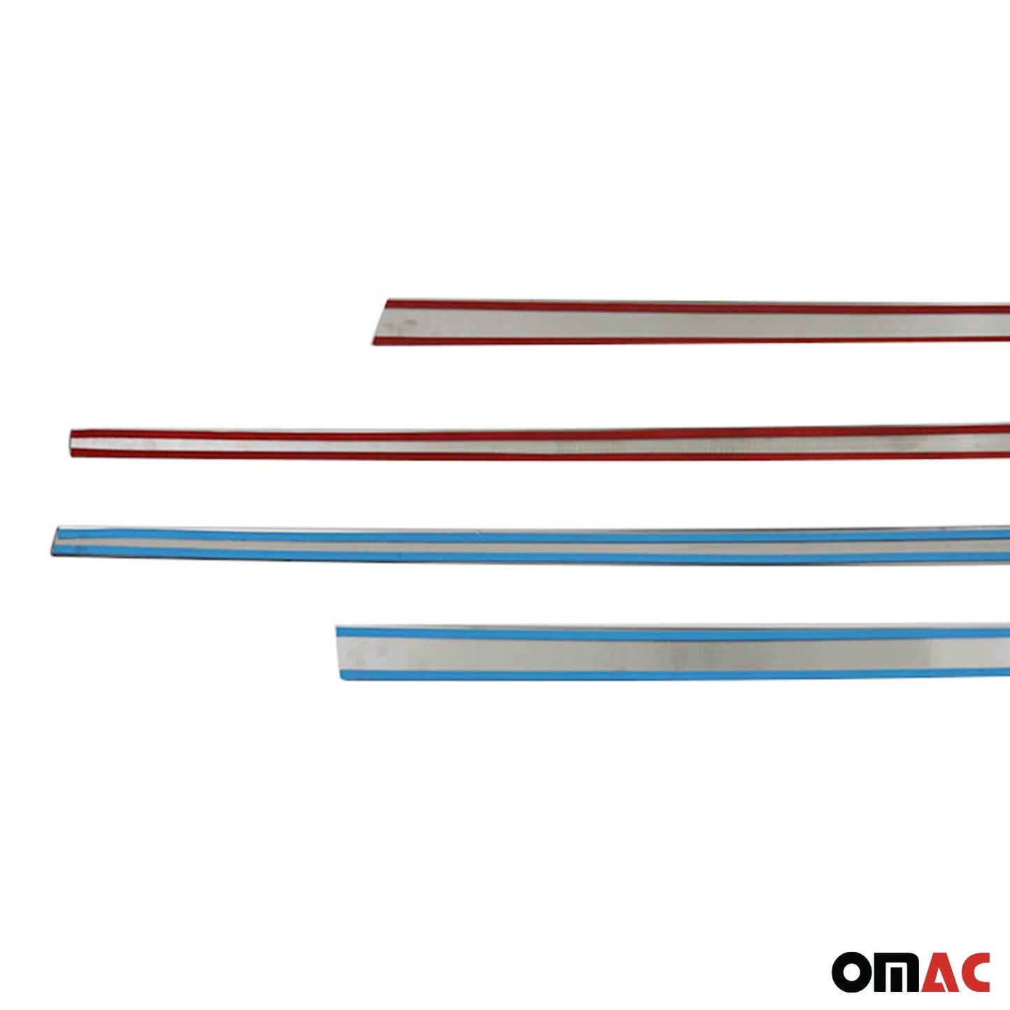 Bandă decorativă laterală pentru ușă, bandă de protecție pentru ușă pentru Land Rover Discovery 2009-2016, oțel inoxidabil, 4x