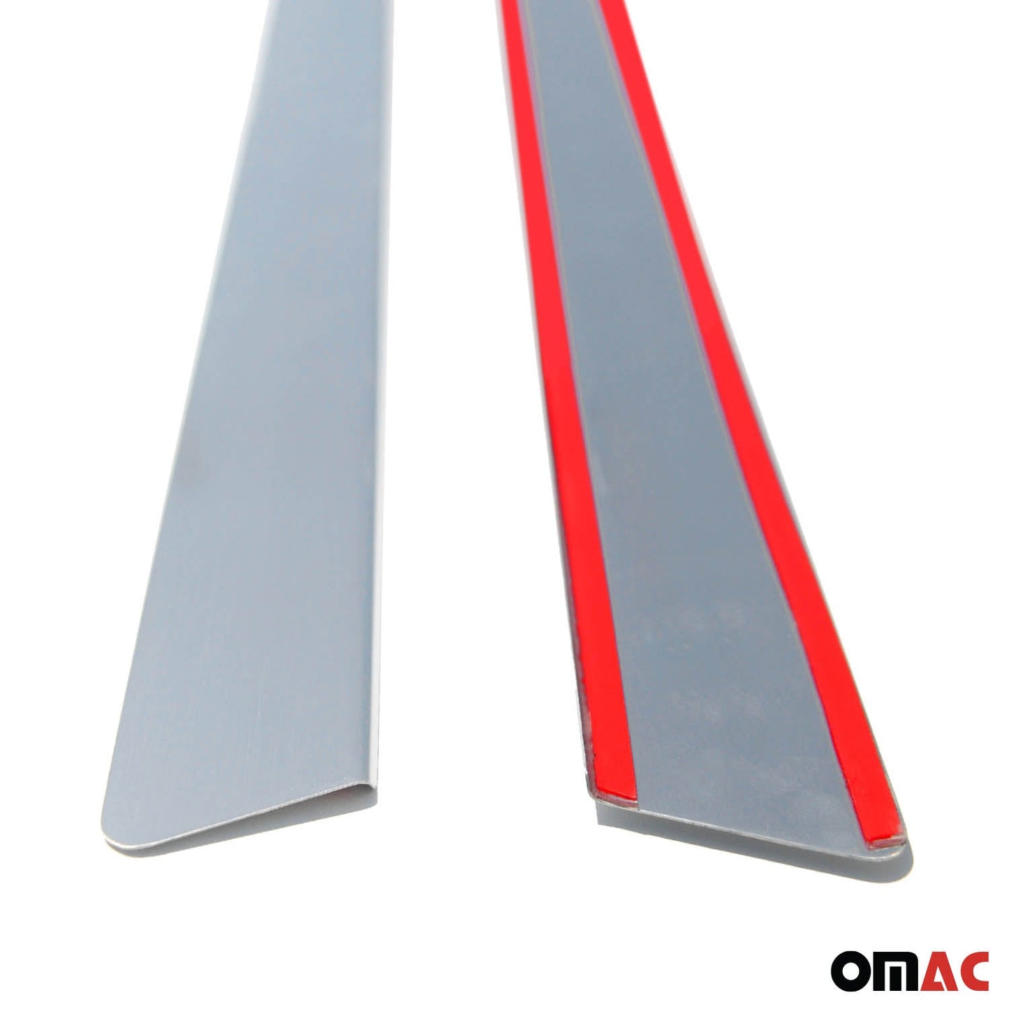 Ornamente prag uși pentru Citroen DS3 2013-2025, oțel inoxidabil, argintiu, set 2 piese