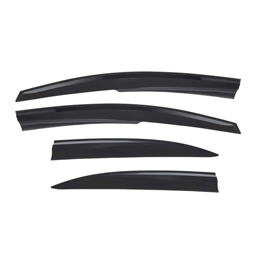 4x Windabweiser Regenabweiser für Honda Civic Limo 2005-2011 Acryl Dunkel