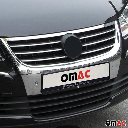 Benzi grilă radiator pentru VW Caddy Life 2007-2010, oțel inoxidabil, argintiu, 6 buc.