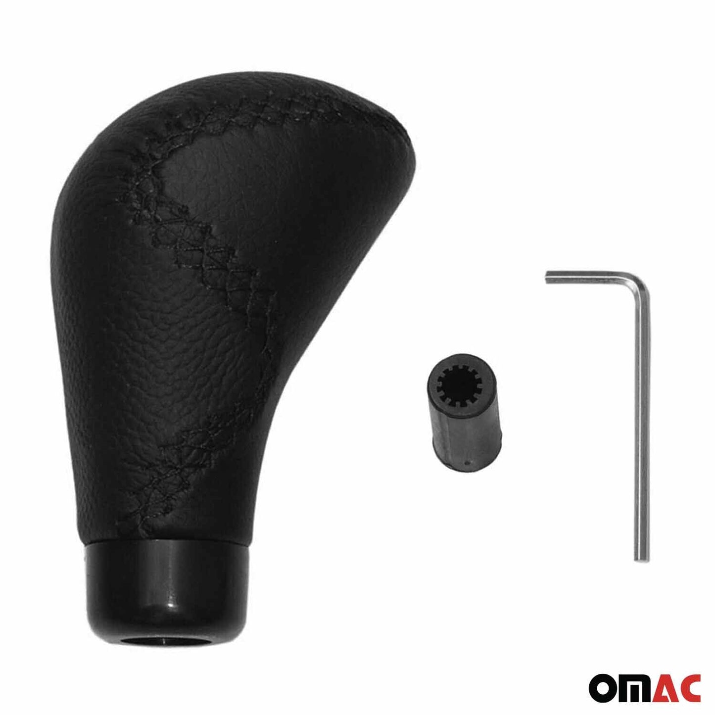 Schaltknauf Schaltknäufe Schaltknopf Schalthabel Schwarz Kuntsleder