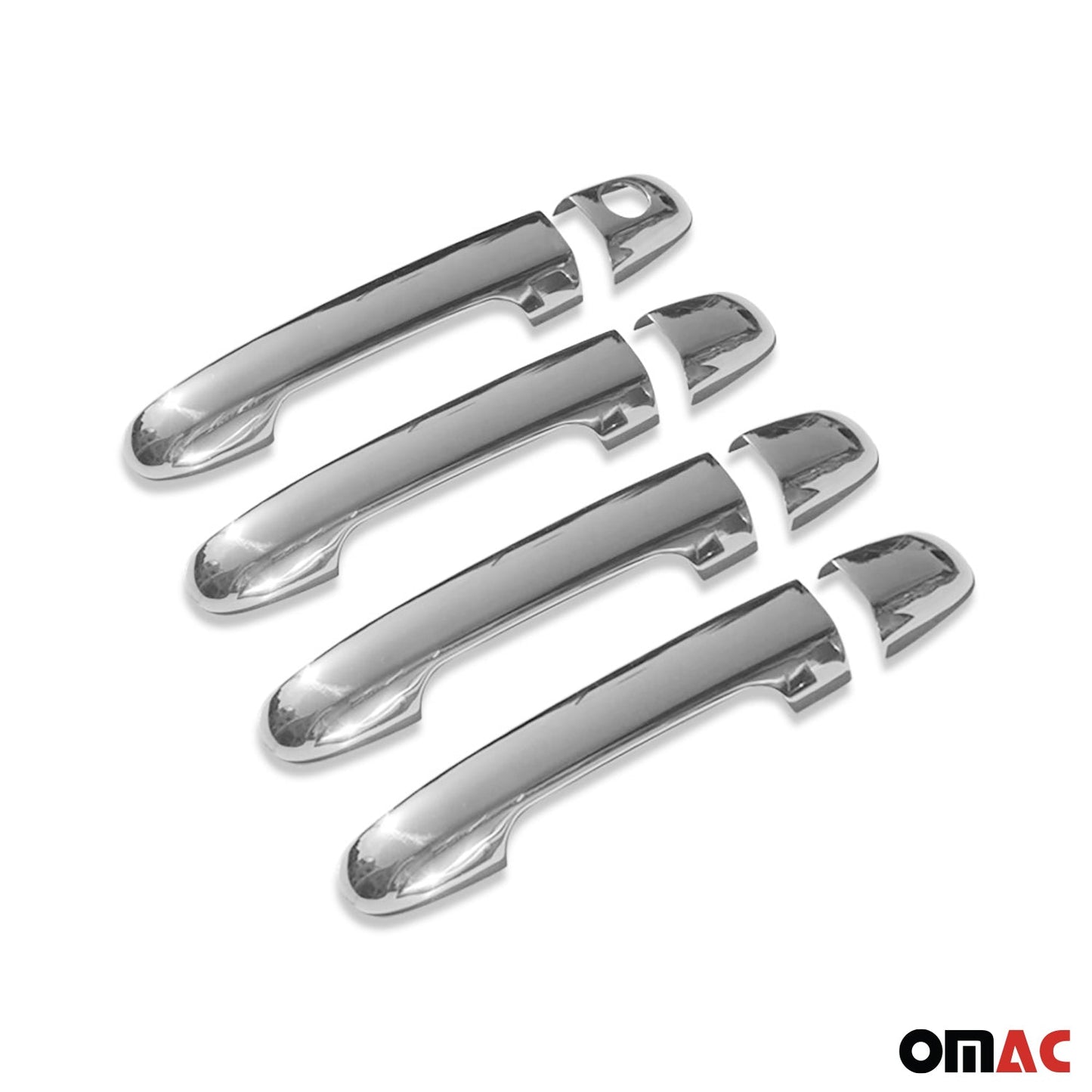 Türgriff Blende Türgriffkappen für Kia Ceed 2006-2012 4-Tür Edelstahl Silber 4x